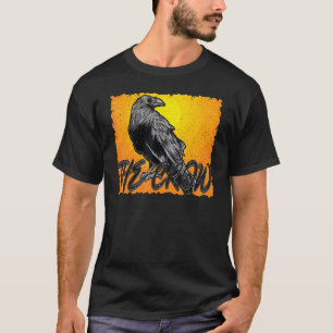 Bird Gothic Black Animal  Crow 2 T-Shirt