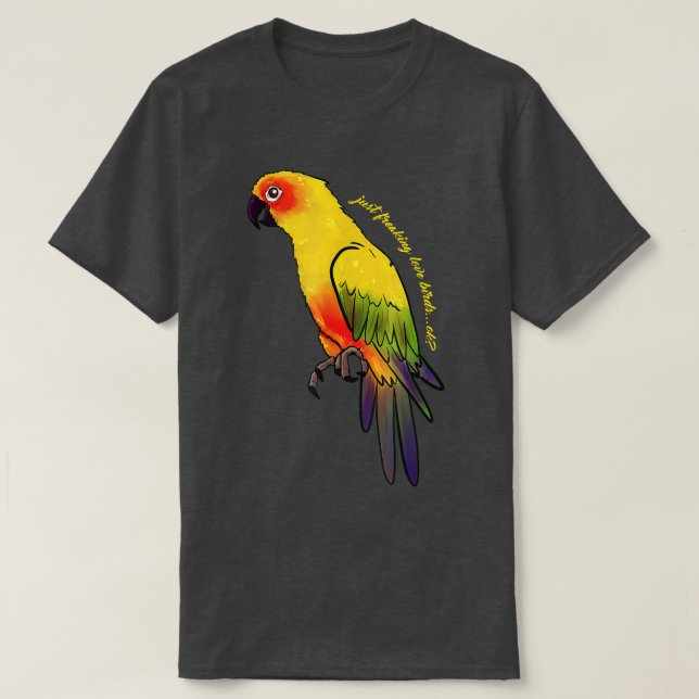 Bird  Graphic Tee Parrot Clothing  (Design Front)