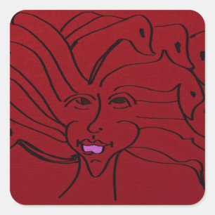 Bird Guardian Square Stickers