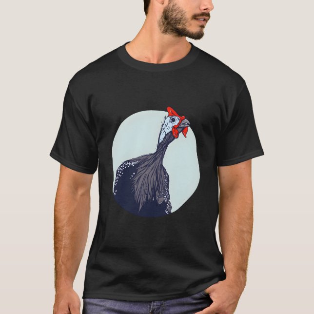 Bird Guinea Fowl T-Shirt (Front)