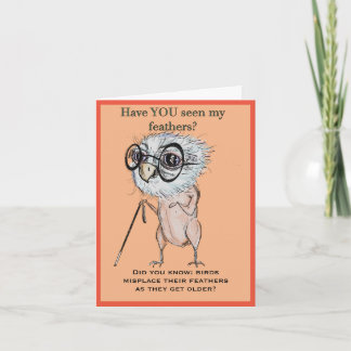 bird Happy birthday Card