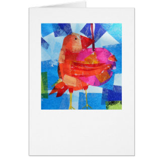 Bird Holding a Berry