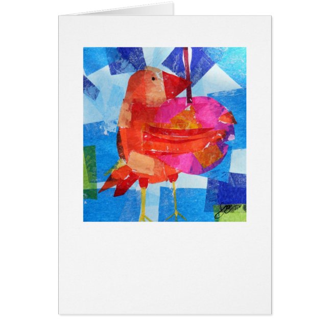 Bird Holding a Berry (Front)