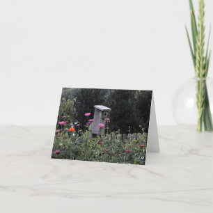 Bird House 2 Note Card