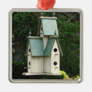 **BIRD HOUSE** ELEGANT CHRISTAS ORNAMENT