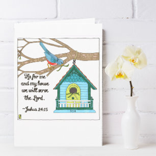 Bird House Housewarming Card