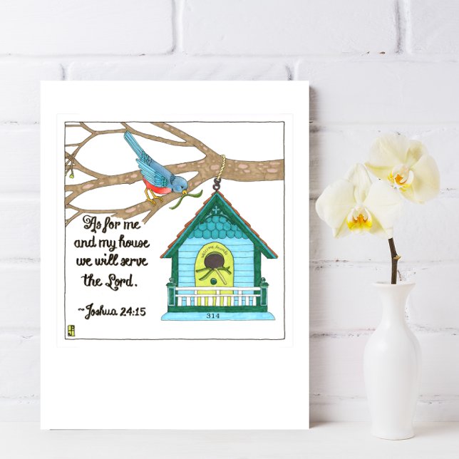 Bird House Inspirational Postcard (Creator Uploaded)