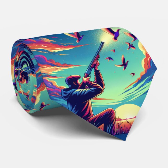 Bird Hunting 1 Tie (Rolled)