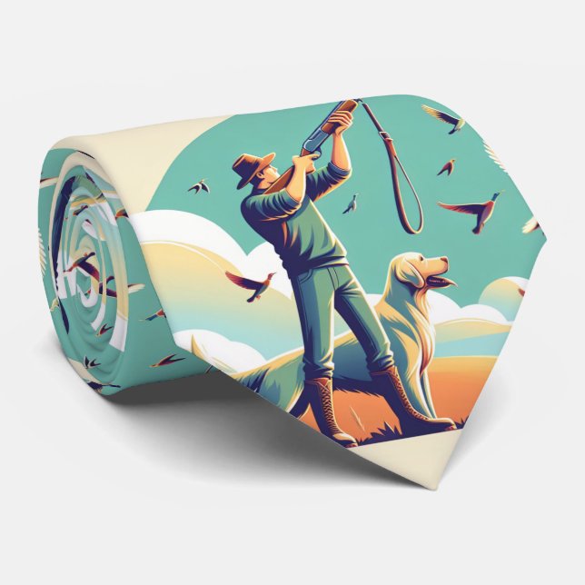 Bird Hunting 4 Tie (Rolled)