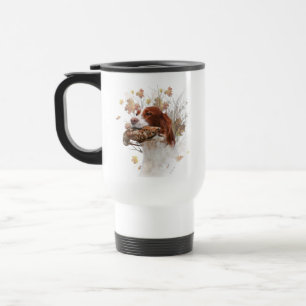 Bird hunting dog  travel mug