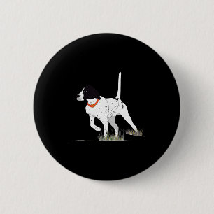 Bird Hunting For Hunter Men English Pointer Dog Gr 6 Cm Round Badge