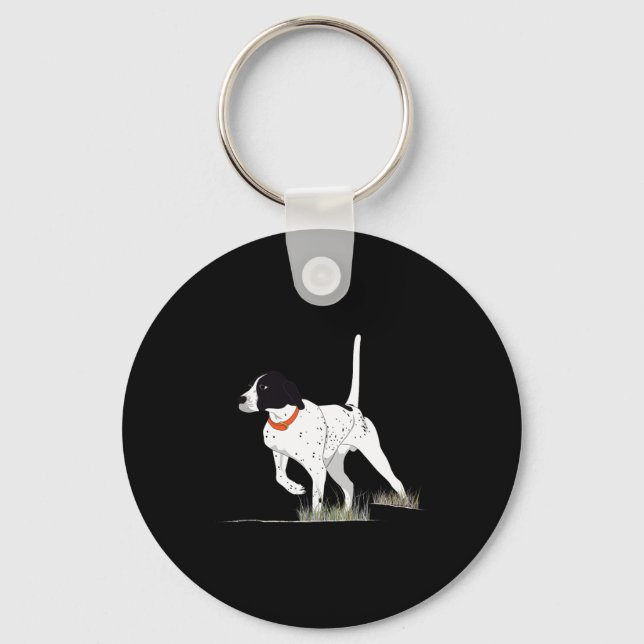 Bird Hunting For Hunter Men English Pointer Dog Gr Key Ring (Front)