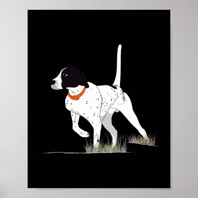 Bird Hunting For Hunter Men English Pointer Dog Gr Poster (Front)