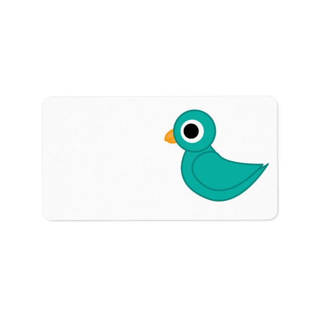 Bird Illustration Label (Front)