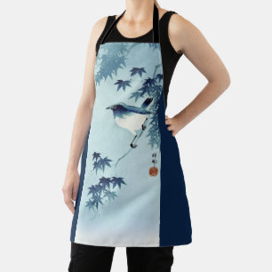 Bird in Blue, Koson, Ukiyo-e Apron