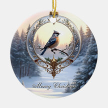 Bird in Christmas Ornament