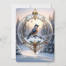 Bird in Christmas Ornament Holiday