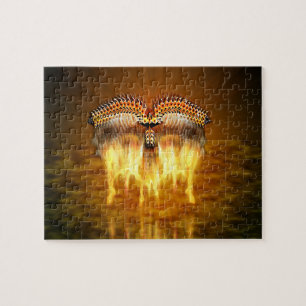 Bird in Flight Jigsaw Puzzle