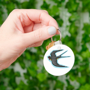 Bird In Flight Key Ring