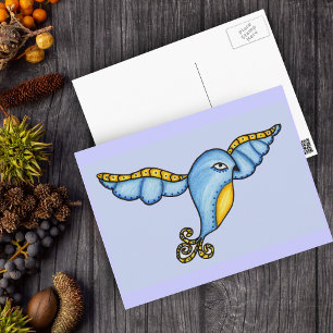 Bird In Flight Postcard