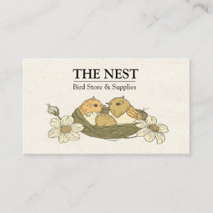 Bird In Nest Business Card