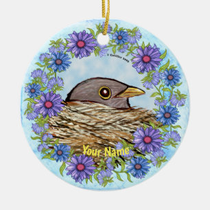 Bird In Nest ornament