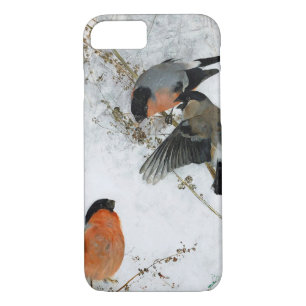 Bird in Snow, Bruno Liljefors iPhone 8/7 Case