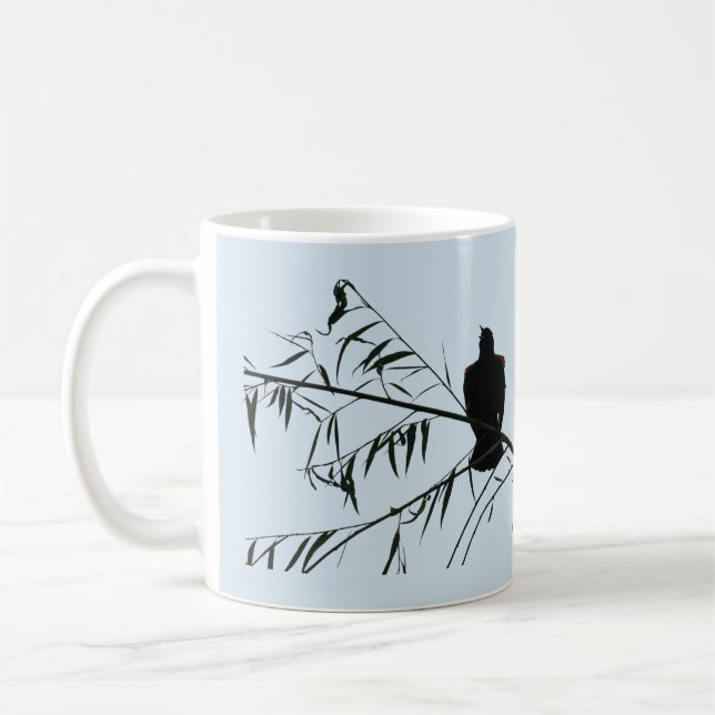 Bird In Song Coffee Mug (Left)