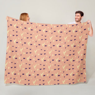 Bird-Inspired Freedom Throw Blanket