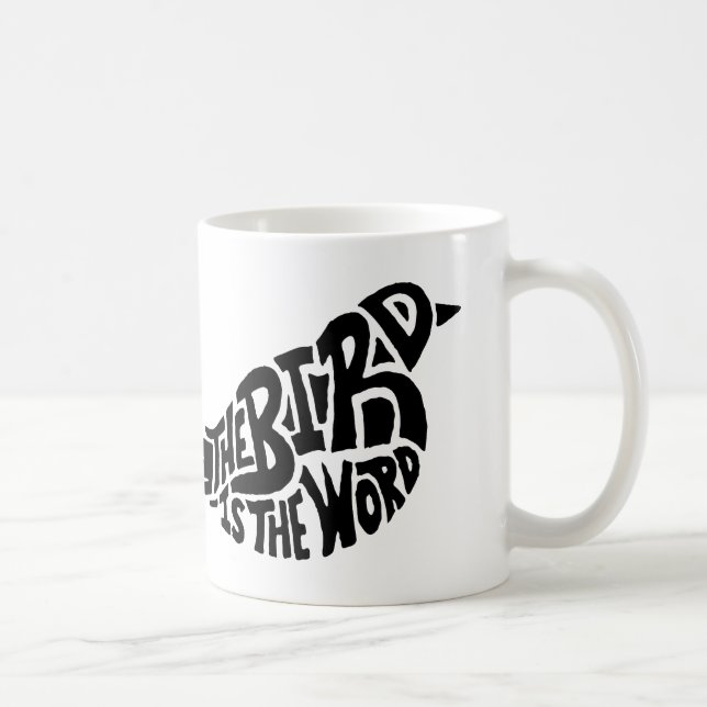 Bird is the Word mug (Right)