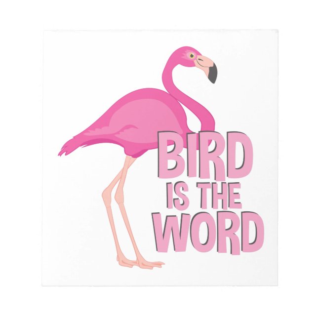Bird Is Word Notepad (Front)