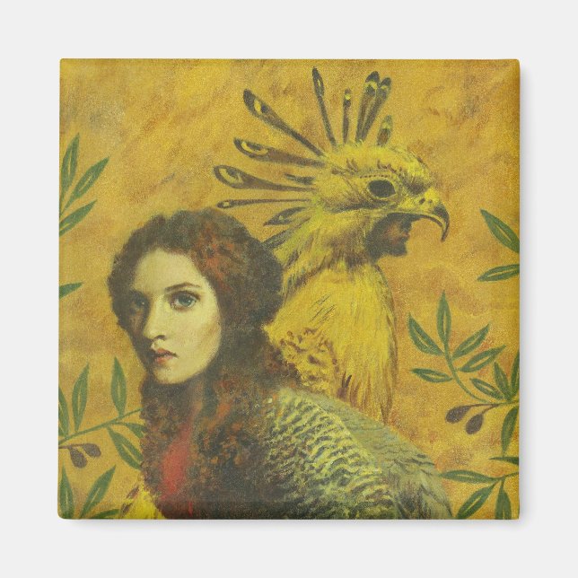 Bird Lady Magnet (Front)