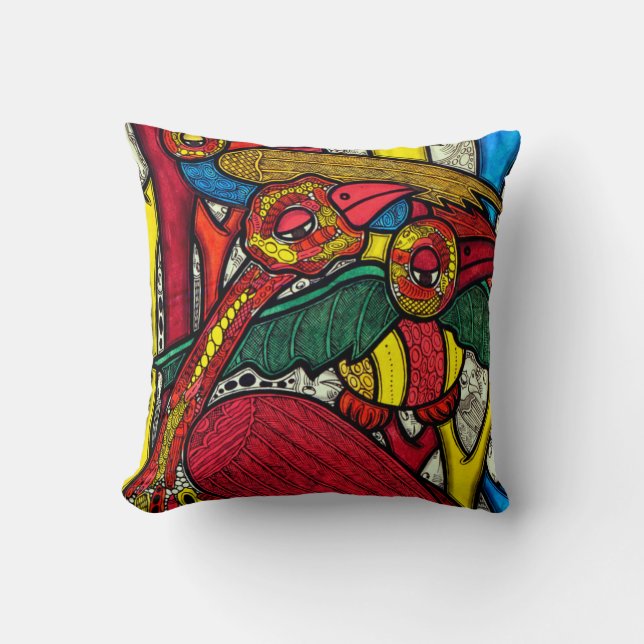 Bird life 2013 cushion (Front)