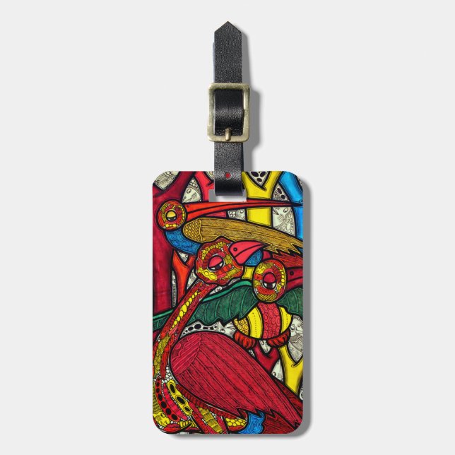 Bird Life Luggage Tag (Front Vertical)