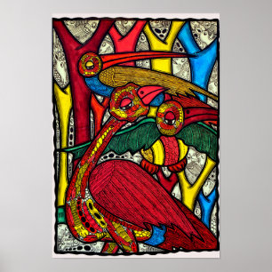Bird Life Poster