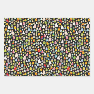 Bird Loafs (black) Wrapping Paper Sheet