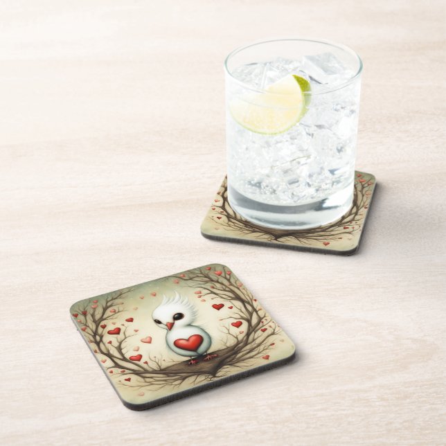 Bird Love 4 Coaster (Right Side)