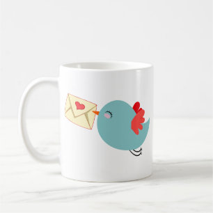 Bird Love Messages Tweets Coffee Mug