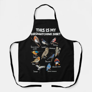 Bird Lover Birdwatcher Birder This Is My Birdwatch Apron