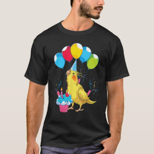 Bird Lover Birthday Party Animal Lover Parrot Cute T-Shirt