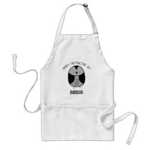 Bird Lover Gift for Bird Watchers Easily Distracte Standard Apron