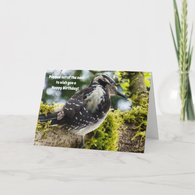 Bird Lovers Birthday Card (Front)