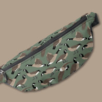 Bird Lovers Canada Geese Pattern Sage Green