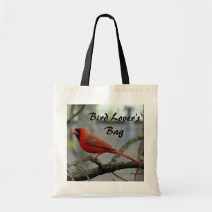 "Bird Lover's" Male Cardinal Tote Bag