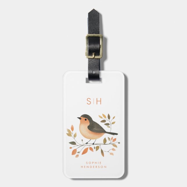 Bird Luggage Tag (Front Vertical)