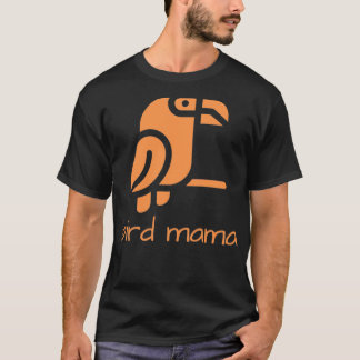 Bird Mama Orange T-Shirt