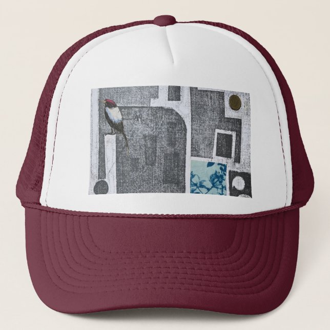 Bird Map Trucker Hat (Front)