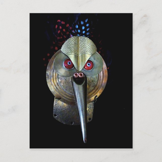 Bird Mask Postcard (Front)
