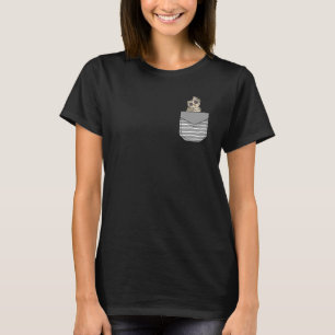 Bird Mechanical Spy Owl In Pocket T-Shirt