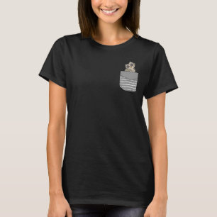 Bird Mechanical Spy Owl In Pocket T-Shirt